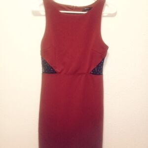 Sexy Cocktail Dress Lace Cutouts